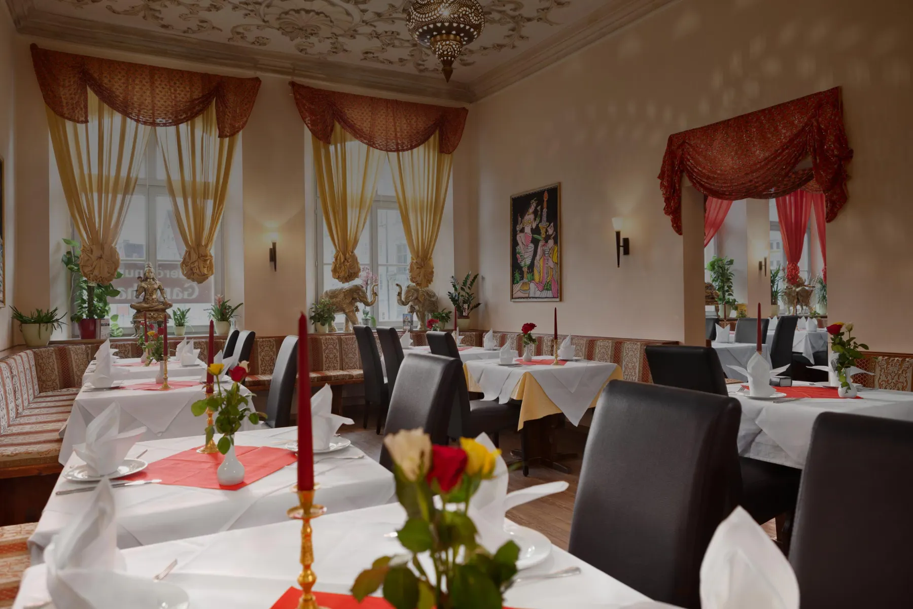 Indische Spezialitäten im Restaurant Ganesha