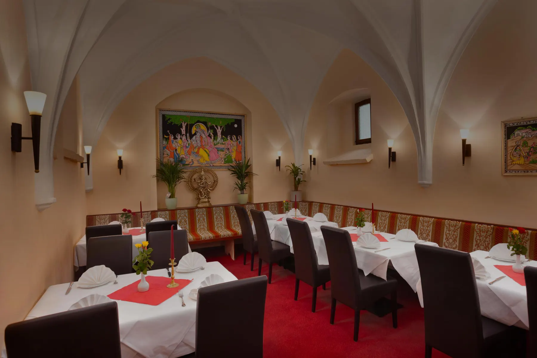 Ambiente im Restaurant Ganesha am Hauptplatz